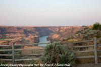 Idaho Day One evening at Snake River rim August 19 2017