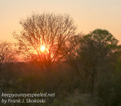 Zimbabwe sunset October 16 2016 