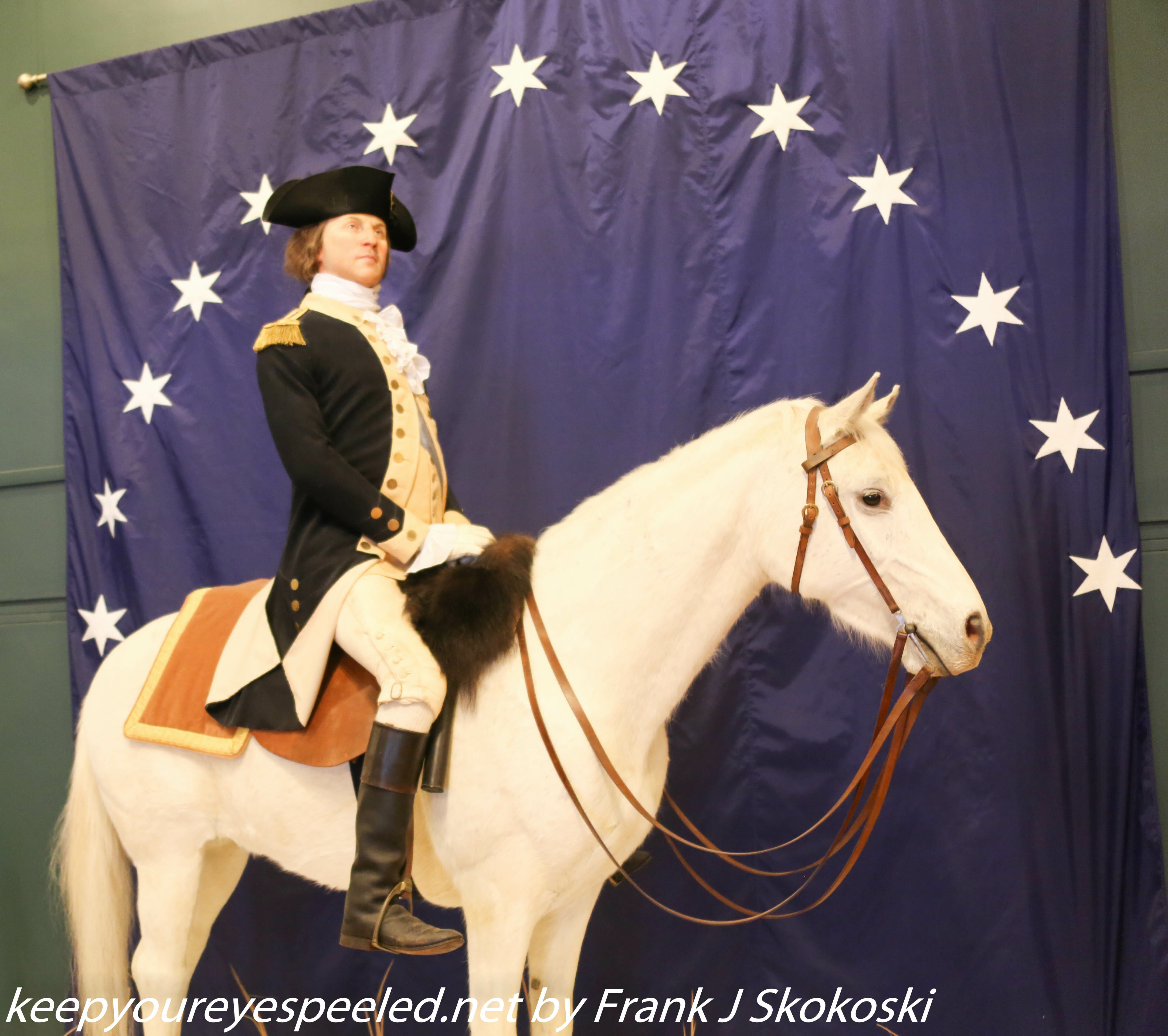 George Washington on horse