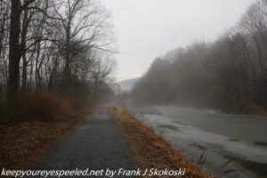 fog along Lehigh canal