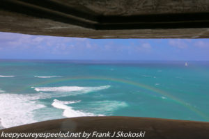 rainbow over ocean 