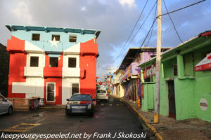 colorful house on street in La Perla 