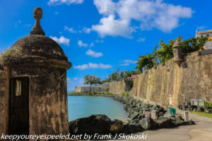 San Juan bay from outside old city wall