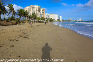 shadow on sand on beach
