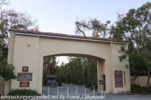 gate at park entrance 