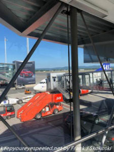 airplane in Oslo airport 