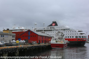 MS Finnmark arriving in port 