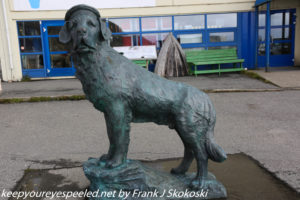 Bamse the dog statue