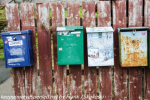 mail boxes on highway