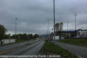 cloudy road near Tromso