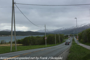 clouds over highway near tromso