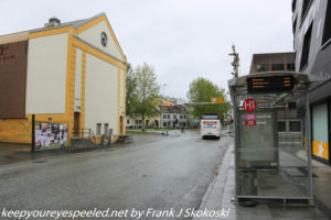 rain soaked street Tromso