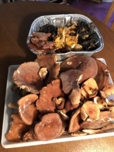 wild mushrooms 