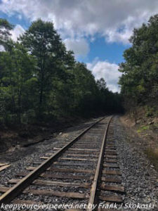 railroad tracks near McAdoo 