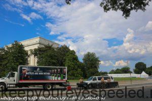 rear of Lincoln memorial 